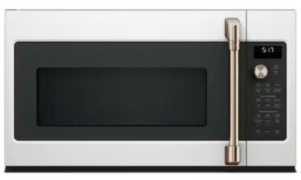 Cafe 1.7 Cu. Ft. Over the Range Microwave in Matte White with Air Fry