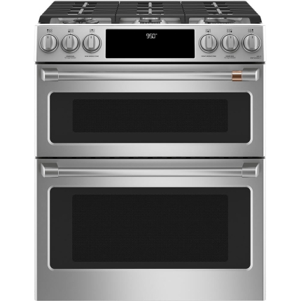 Cafe C2S950P2MS1 7 Cu. Ft. Stainless Dual-Fuel Double Oven Range