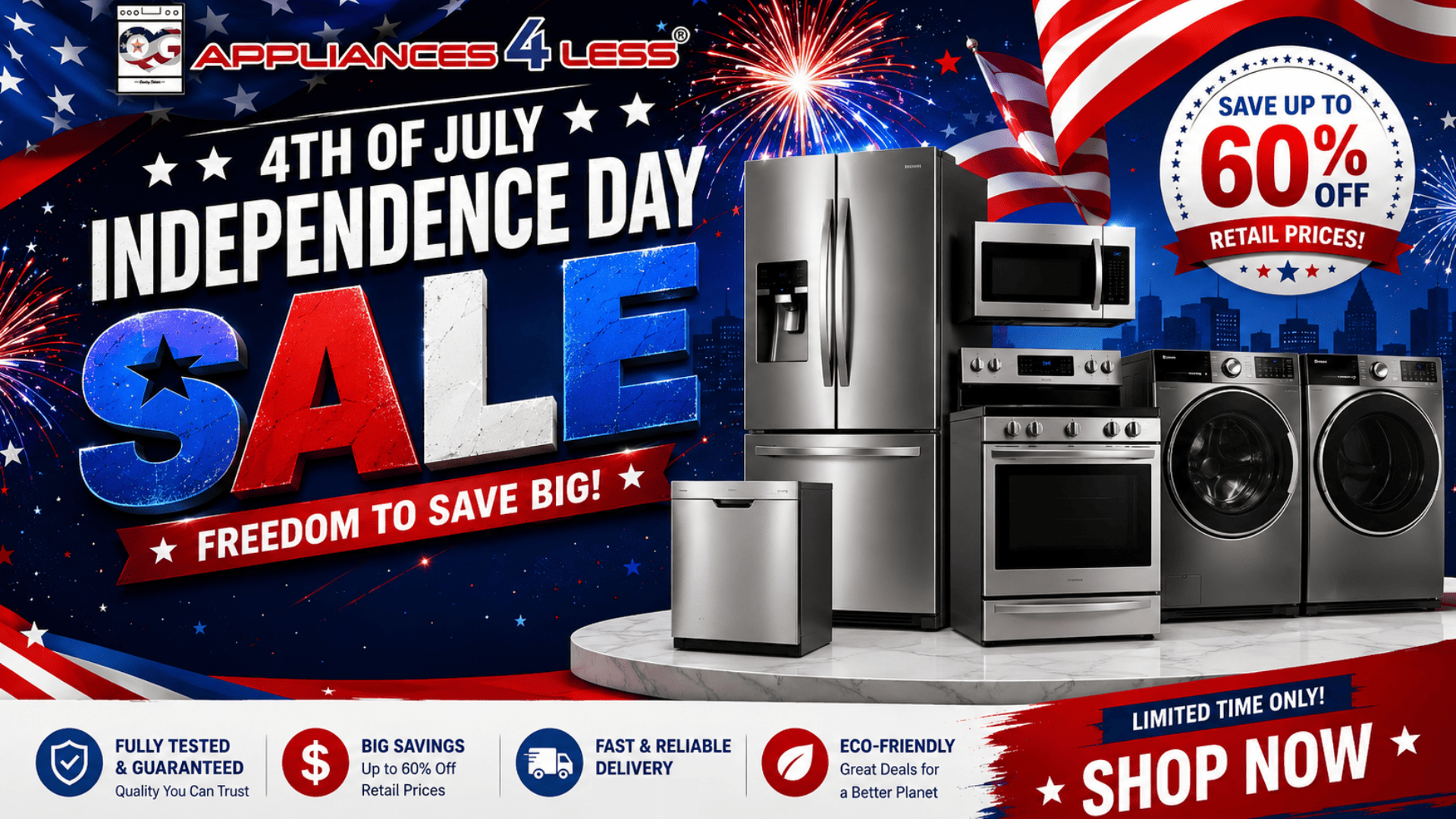 Independence day sale - Appliances 4 Less Colorado (noco)
